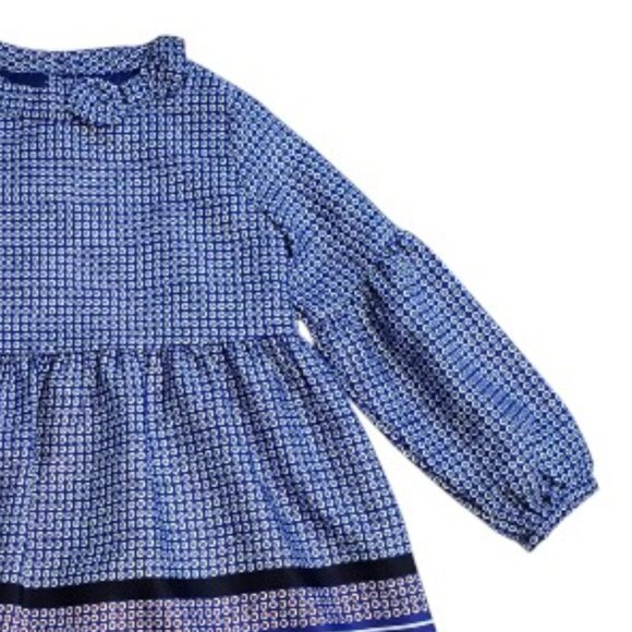 Janie and Jack Grosgrain Satin Dress Size 4 - Picture 3 of 6